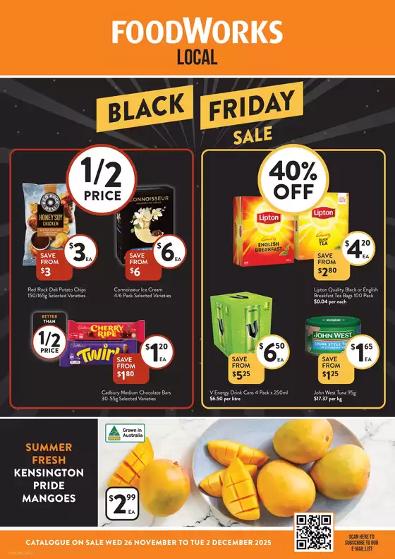Foodworks catalogue in Lewisham TAS | Local | 2025-11-26T00:00:00.000Z - 2025-12-02T00:00:00.000Z