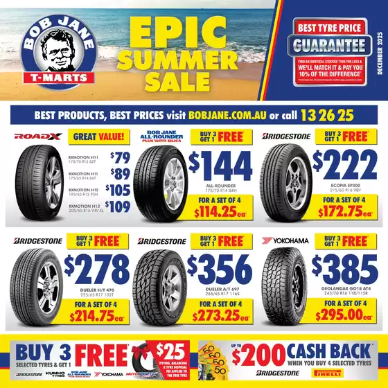 Bob Jane T-Marts catalogue | Epic Summer Sale | 2025-12-01T00:00:00.000Z - 2025-12-31T00:00:00.000Z