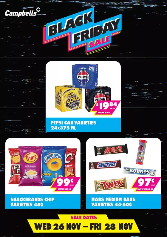 Campbells catalogue in Singleton NSW | Black Friday Sale | 2025-11-27T00:00:00.000Z - 2025-11-28T00:00:00.000Z