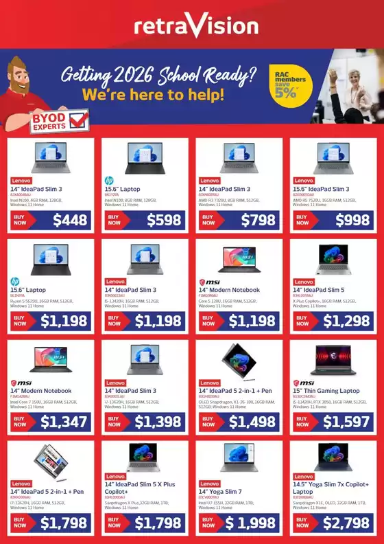 Retravision catalogue | Back To School Guide | 2025-11-27T00:00:00.000Z - 2026-02-01T00:00:00.000Z