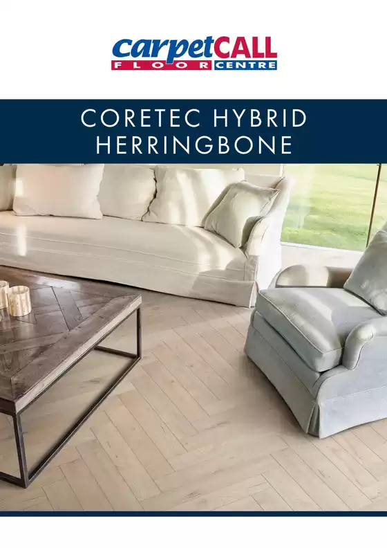Carpet Call catalogue in Melbourne VIC | Coretec Hybrid Herringbone | 2025-11-27T00:00:00.000Z - 2025-12-31T00:00:00.000Z