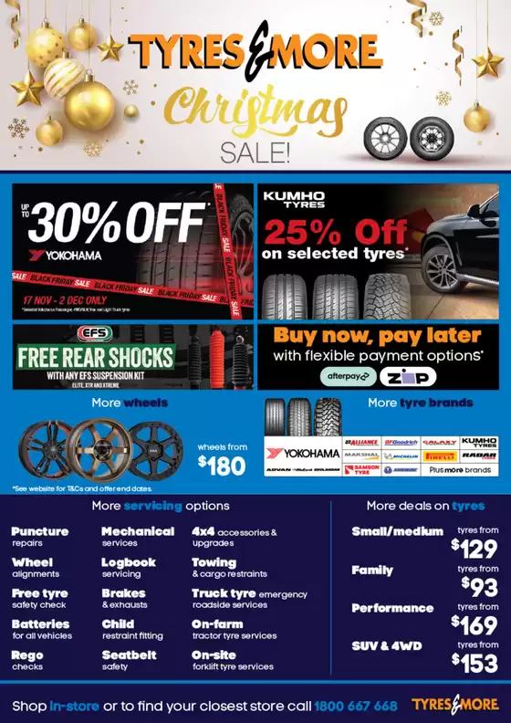 Tyres & More catalogue | Christmas Sale | 2025-12-01T00:00:00.000Z - 2025-12-31T00:00:00.000Z
