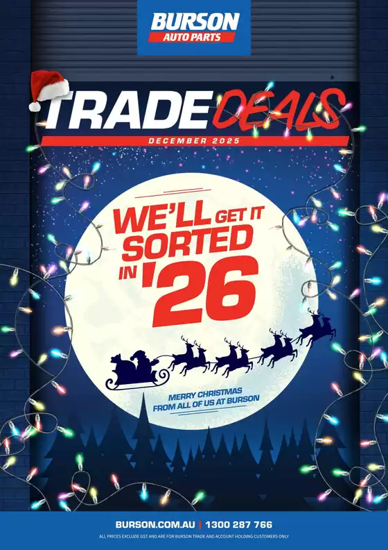Burson Auto Parts catalogue | Burson Trade Deals - December 2025 | 2025-12-26T00:00:00.000Z - 2025-12-26T00:00:00.000Z