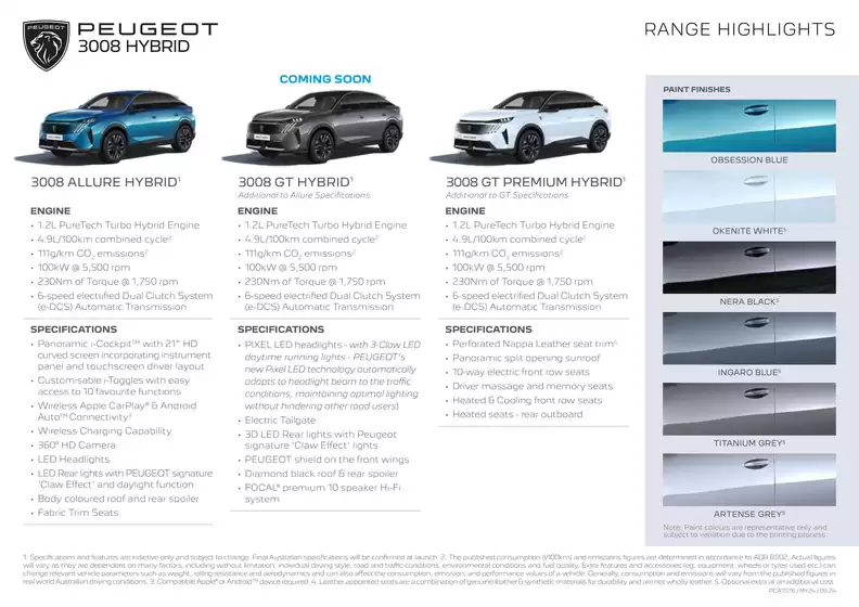 Peugeot 3008 SUV BROCHURE