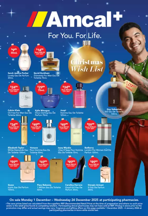 Amcal catalogue in Perth WA | Christmas Wishlist | 2025-12-01T00:00:00.000Z - 2025-12-24T00:00:00.000Z