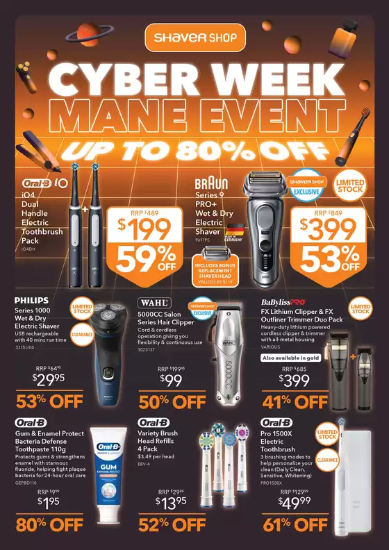 Shaver Shop catalogue in Perth WA | Cyber Week | 2025-12-01T00:00:00.000Z - 2025-12-07T00:00:00.000Z