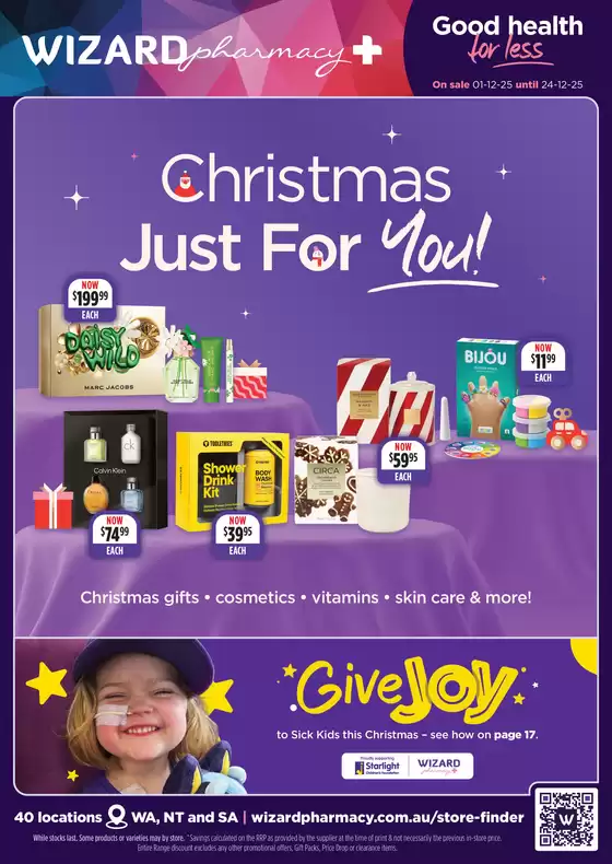 Wizard Pharmacy catalogue in Perth WA | Christmas Just For You | 2025-12-01T00:00:00.000Z - 2025-12-24T00:00:00.000Z