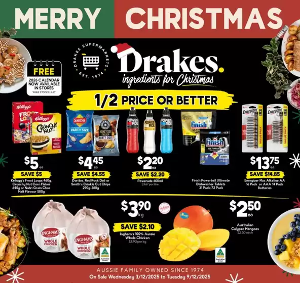 Drakes catalogue | Specials available in Queensland | 2025-12-03T00:00:00.000Z - 2025-12-09T00:00:00.000Z