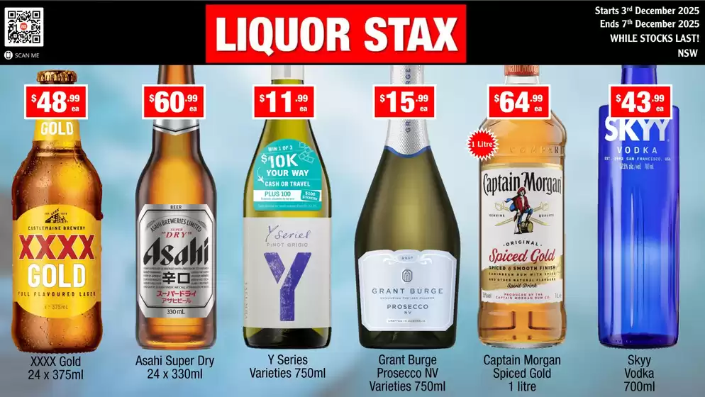 Liquor Stax catalogue in Port Augusta SA | Liquor Stax catalogue specials | 2025-12-03T00:00:00.000Z - 2025-12-07T00:00:00.000Z