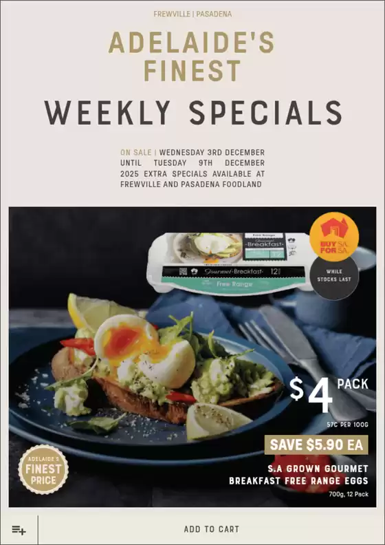 Adelaide's finest catalogue in Port Augusta SA | Adelaide's Finest catalogue specials | 2025-12-03T00:00:00.000Z - 2025-12-09T00:00:00.000Z