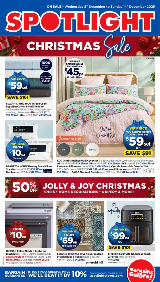 Spotlight catalogue | Christmas Sale | 2025-12-03T00:00:00.000Z - 2025-12-14T00:00:00.000Z