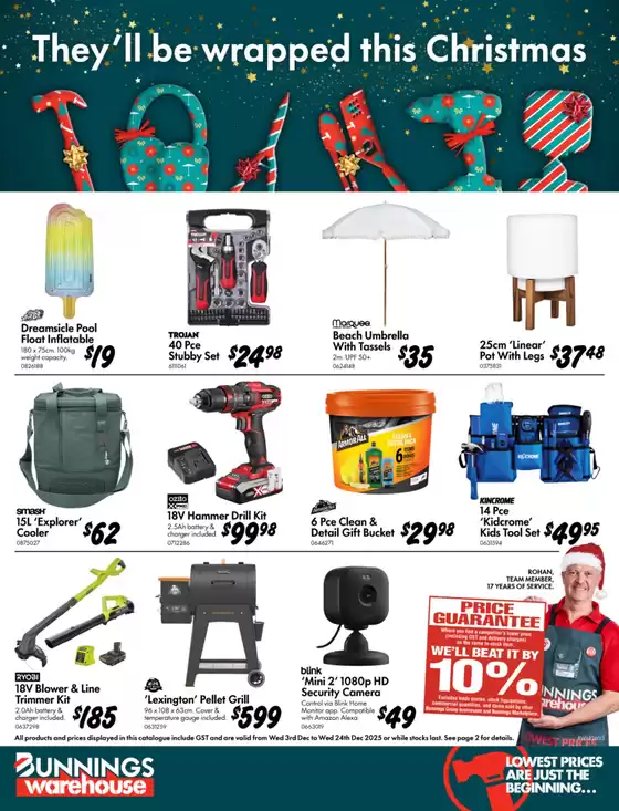 Bunnings Warehouse catalogue in Adelaide SA | Bunnings Warehouse catalogue specials | 2025-12-03T00:00:00.000Z - 2025-12-24T00:00:00.000Z