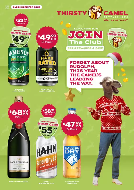 Thirsty Camel catalogue in Ipswich QLD | Forget about Rudolph, the year the Camel’s leading the way. | 2025-12-08T00:00:00.000Z - 2025-12-21T00:00:00.000Z