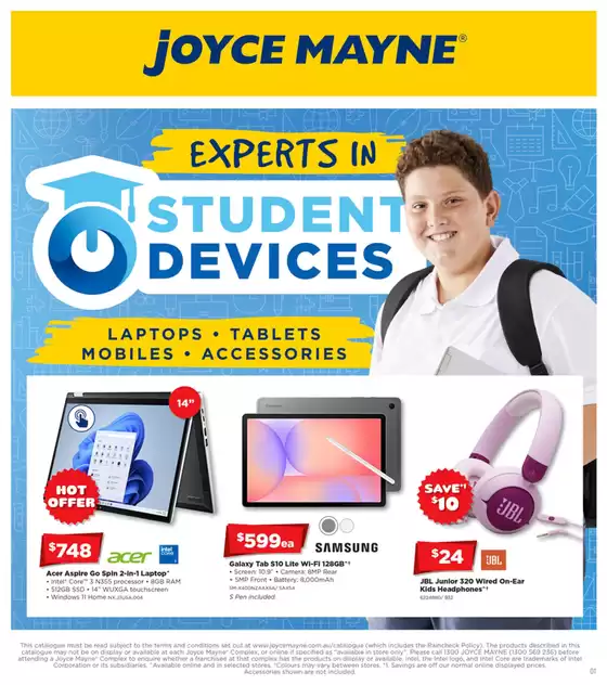 Joyce Mayne catalogue in Adelaide SA | Student Devices Buying Guide | 2025-12-04T00:00:00.000Z - 2025-12-18T00:00:00.000Z