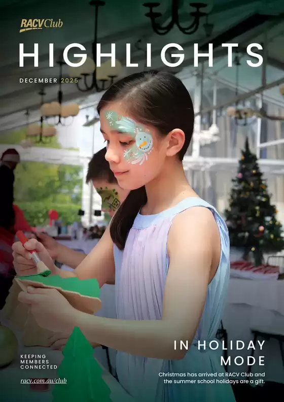 RACV catalogue | Highlights Magazine December Edition | 2025-12-05T00:00:00.000Z - 2025-12-31T00:00:00.000Z