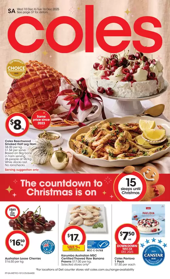Coles catalogue in Brisbane QLD | Coles Catalogue - 10th December | 2025-12-10T00:00:00.000Z - 2025-12-16T00:00:00.000Z