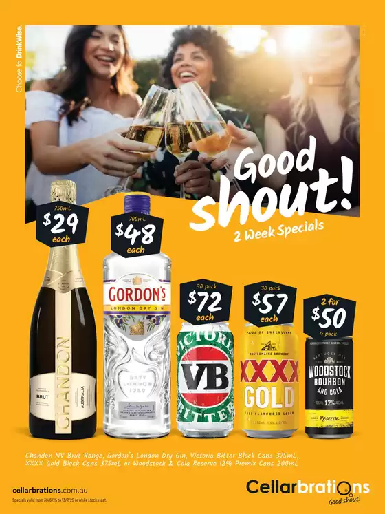 Cellarbrations catalogue in Kingaroy QLD | Good shout! 30/06 | 2025-06-30T00:00:00.000Z - 2025-07-13T00:00:00.000Z