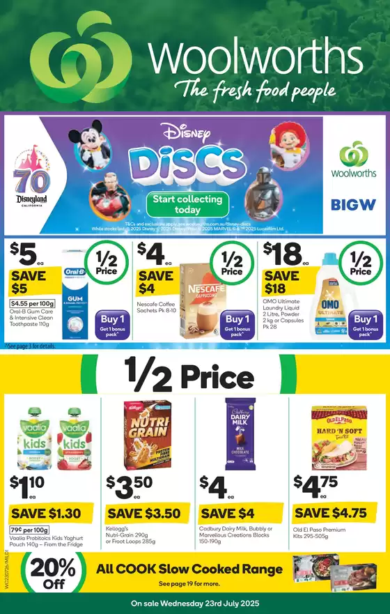 Woolworths catalogue in Lakewood Estate NSW | Weekly Specials - 23/07 | 2025-07-23T00:00:00.000Z - 2025-07-29T00:00:00.000Z