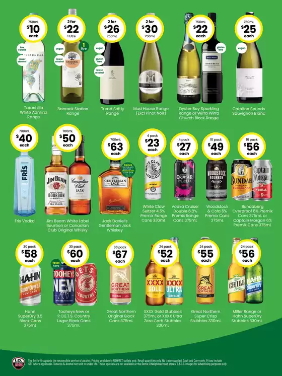 Good Value Booze, For a Good Value People. 21/07