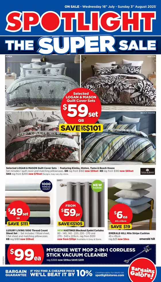Spotlight catalogue in Mildura VIC | The Super Sale | 2025-07-16T00:00:00.000Z - 2025-08-03T00:00:00.000Z