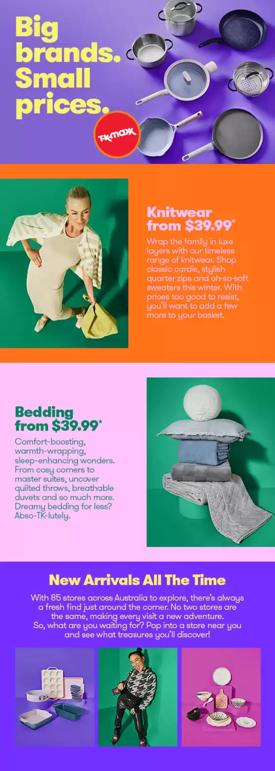 TK Maxx catalogue in Deebing Heights QLD | Hibernate In Style This Winter | 2025-07-16T00:00:00.000Z - 2025-07-31T00:00:00.000Z