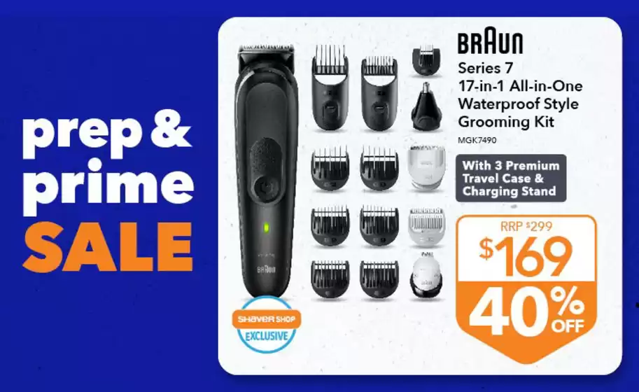 Prep & Prime Sale