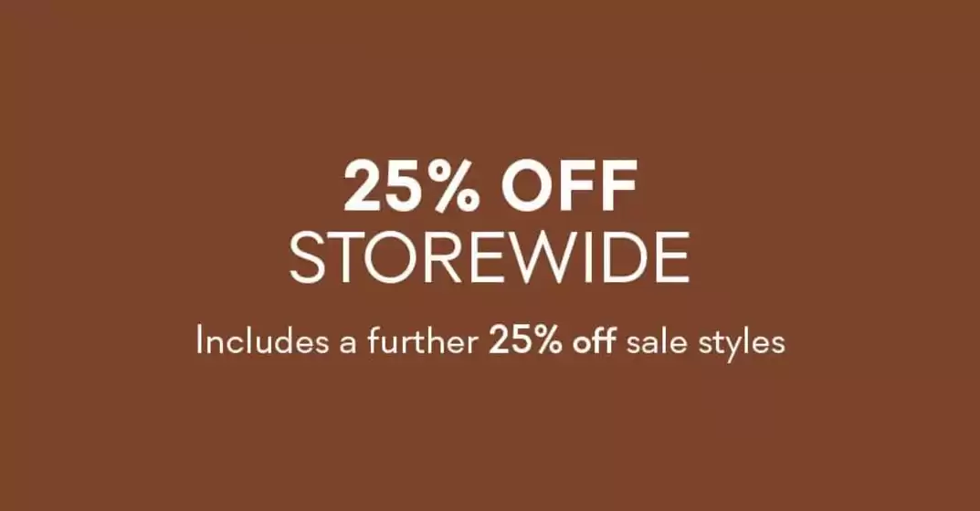 25% Off Storewide