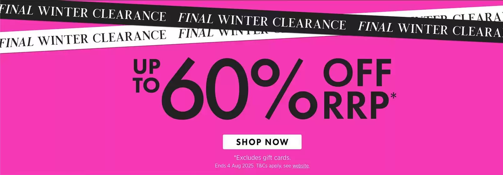 Winter Clearance