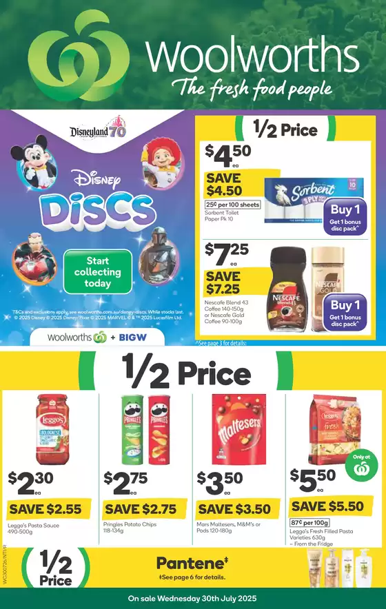 Weekly Specials - 30/07
