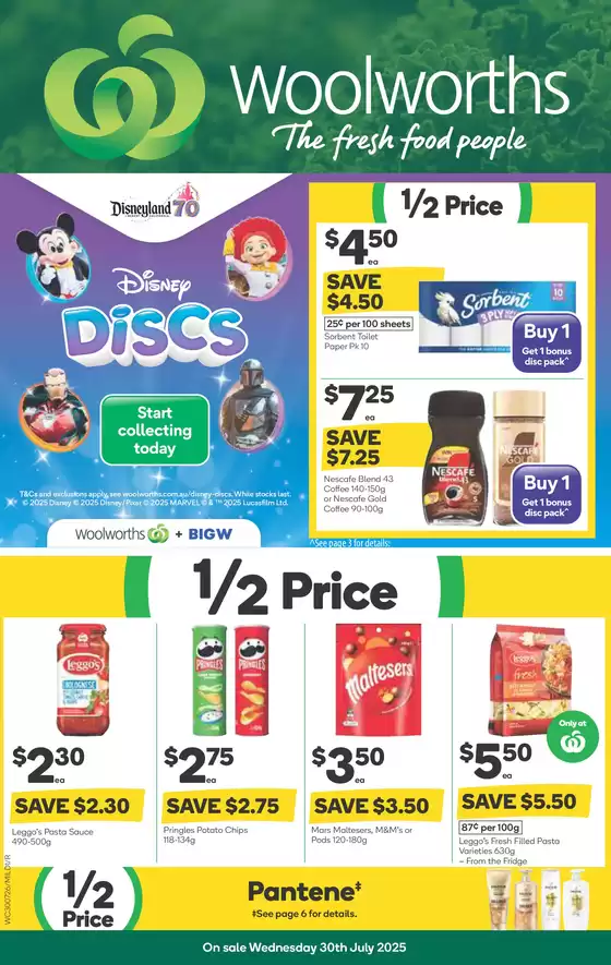Weekly Specials - 30/07