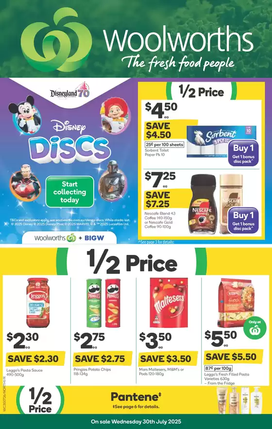Weekly Specials - 30/07