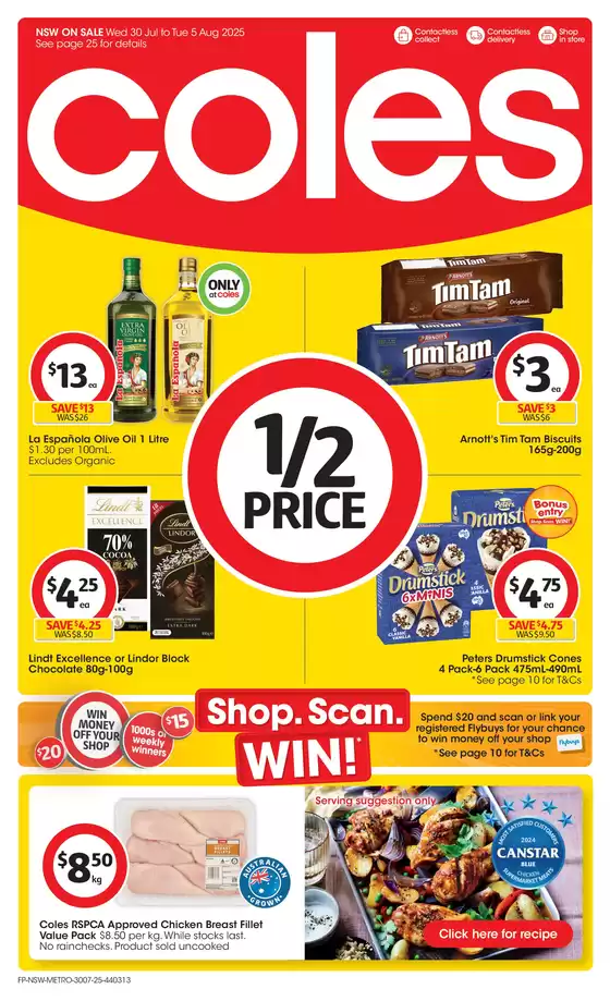Coles catalogue in Highfields QLD | Coles Catalogue - 30th July | 2025-07-30T00:00:00.000Z - 2025-08-05T00:00:00.000Z