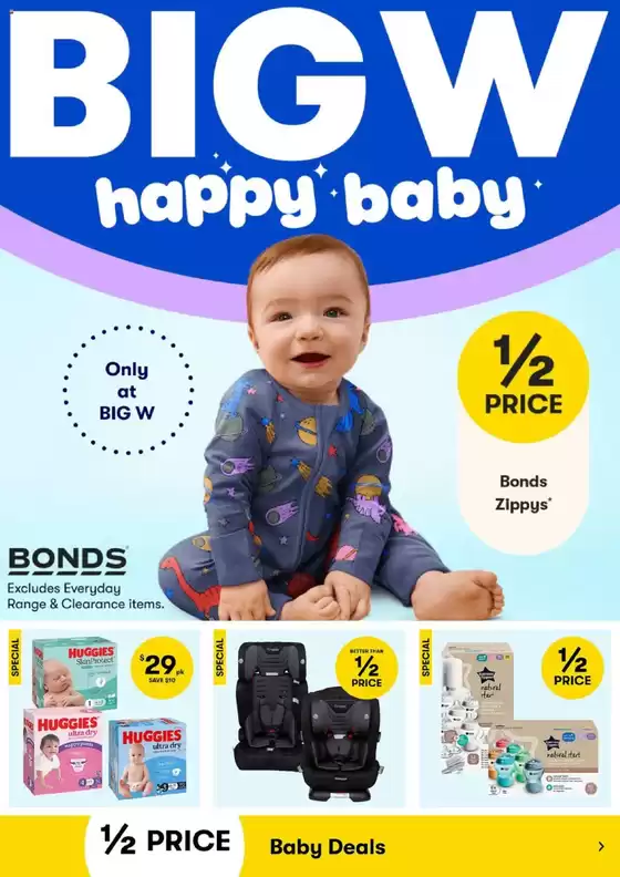 BIG W catalogue | Happy Baby | 2025-07-24T00:00:00.000Z - 2025-08-07T00:00:00.000Z