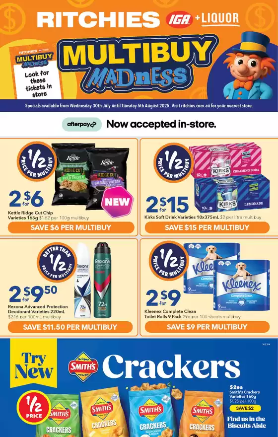 Ritchies 30/07