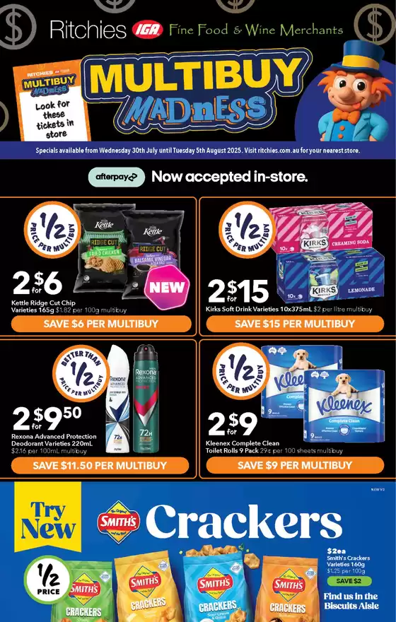 Ritchies 30/07