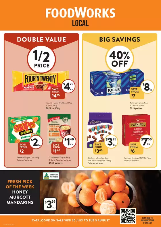 Foodworks catalogue in Sydney NSW | Local | 2025-07-30T00:00:00.000Z - 2025-08-05T00:00:00.000Z