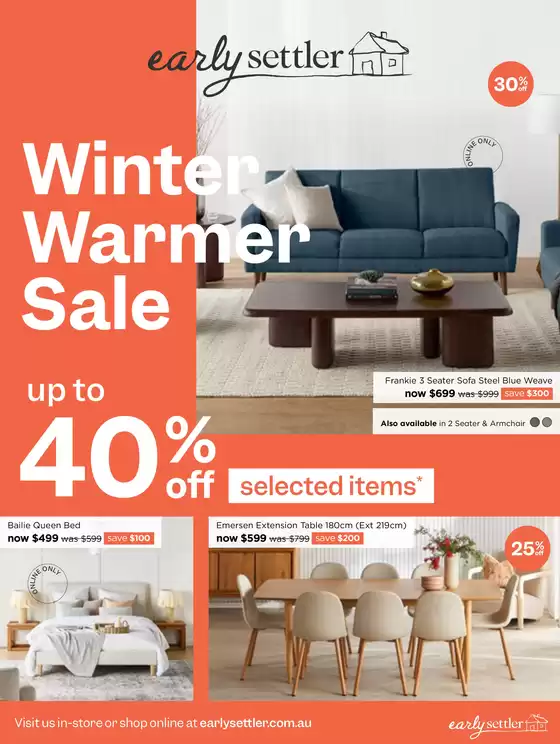 Winter Warmer Sale