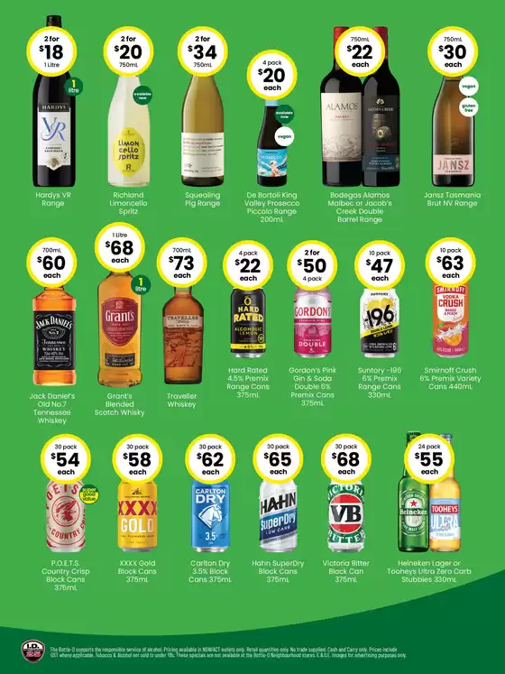 Good Value Booze, For a Good Value People. 04/08