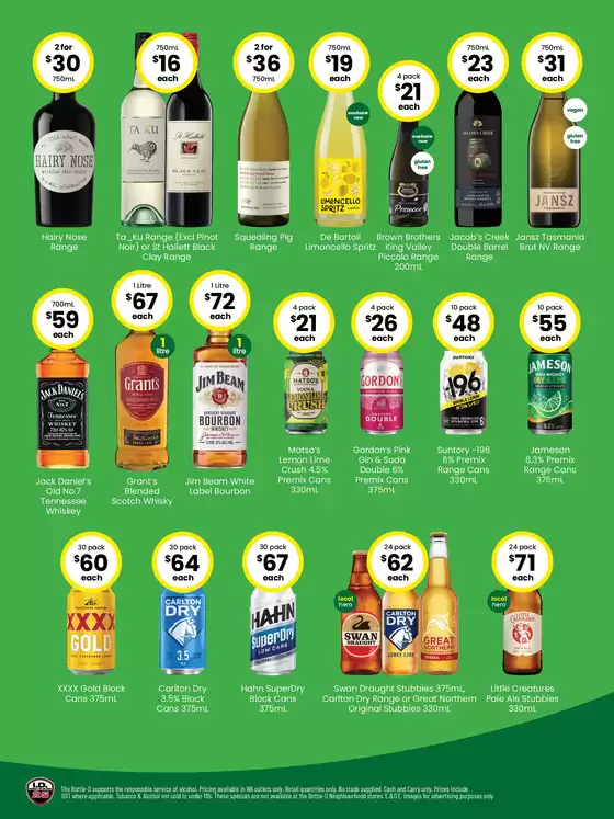 Good Value Booze, For a Good Value People. 04/08
