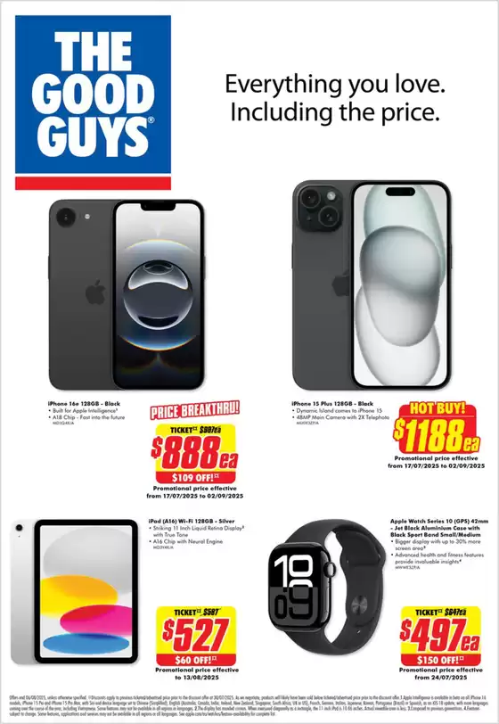 Everything You Love. Including The Price.