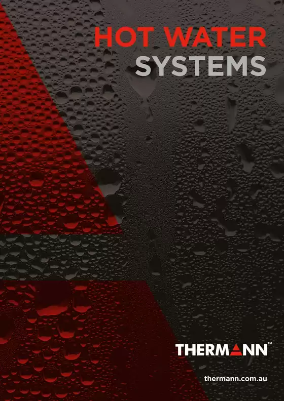 Reece catalogue in | Brochure Thermann Hot Water Systems | 2025-08-01T00:00:00.000Z - 2026-02-28T00:00:00.000Z