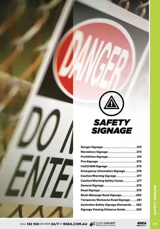 RSEA catalogue in Bellata | Safety Signage 22 | 2025-08-01T00:00:00.000Z - 2025-12-31T00:00:00.000Z