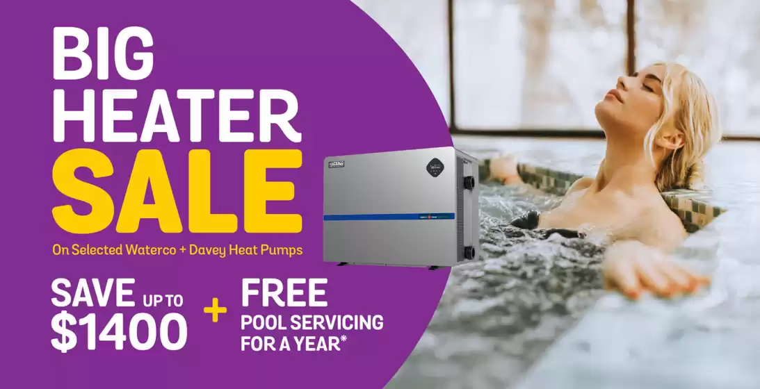 Pool Heating Sale