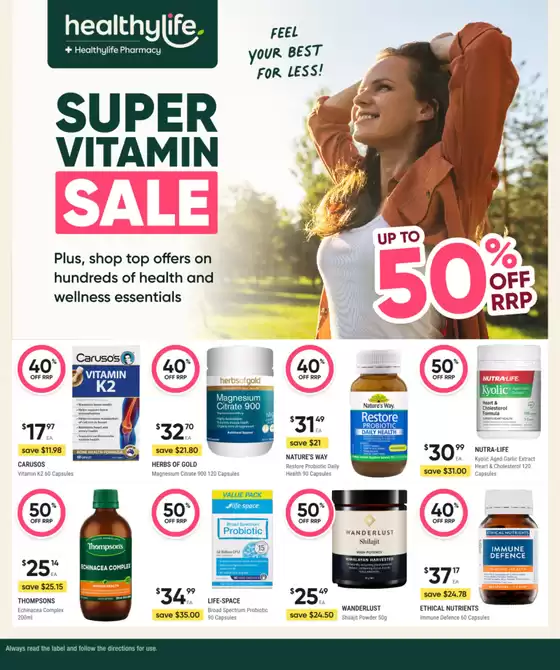 Super Vitamin Sale