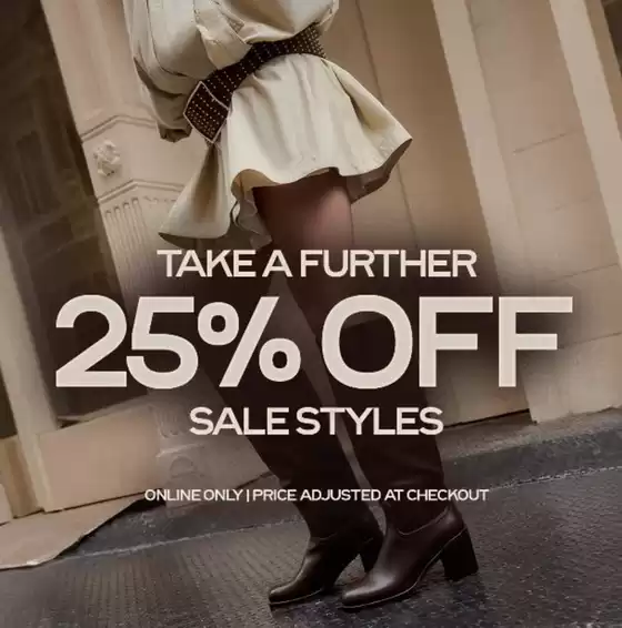 Take A Further 25% Off Sale Styles