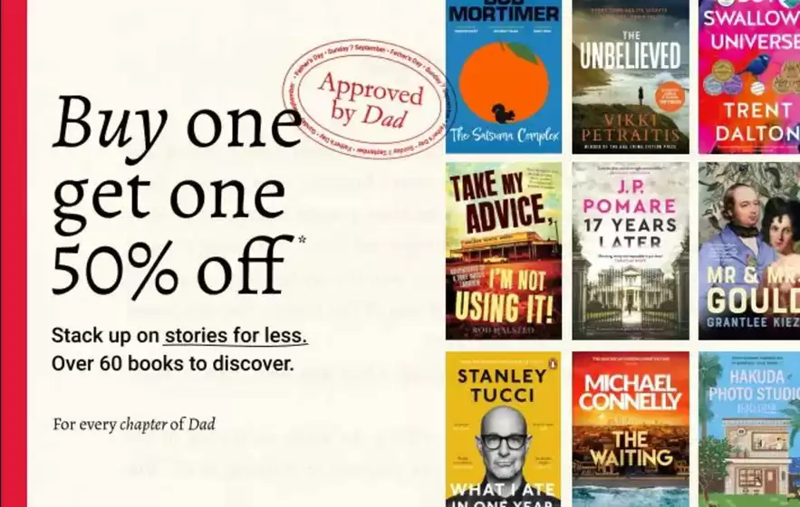 Dymocks catalogue in Marburg QLD | Buy 1 Get 1 50% Off  | 2025-08-05T00:00:00.000Z - 2025-09-07T00:00:00.000Z