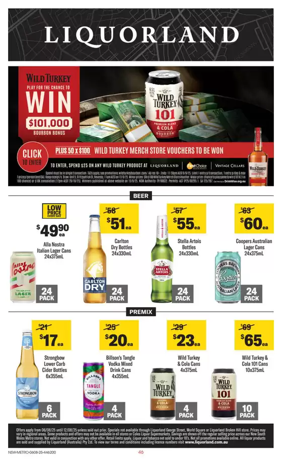 Liquorland catalogue in Ledge Point | Weekly Specials | 2025-08-06T00:00:00.000Z - 2025-08-12T00:00:00.000Z