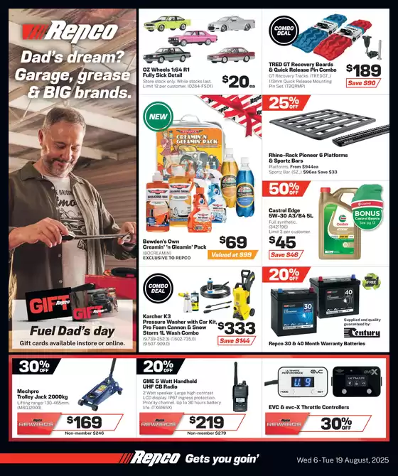 Dad's Dream? Garage, Grease & Big Brands