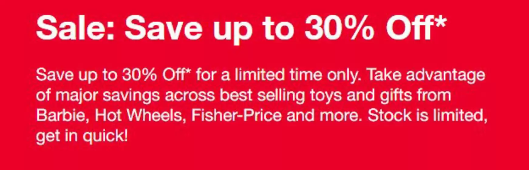 Save Up To 30%