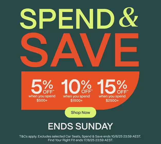 Spend & Save